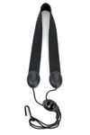 Rico Saxophone Strap, Soprano/Alto, Black Nylon