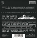 D'Addario ECG25 Chromes Flat Wound Electric Guitar Strings, Light, 12-52