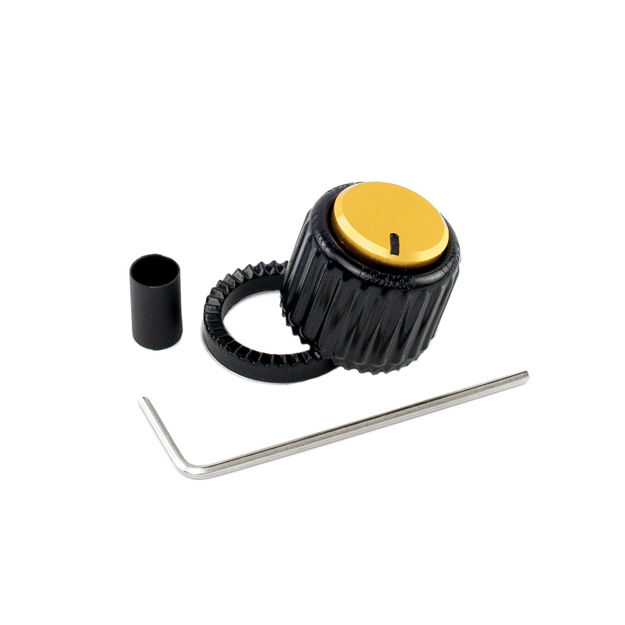 D'Addario LokNob Large - Black/Gold