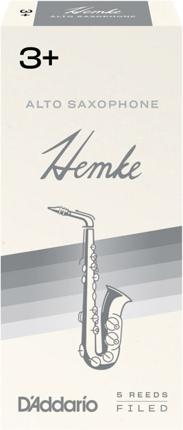 Frederick L. Hemke Alto Saxophone Reeds, Strength 3.0+, 5 Pack