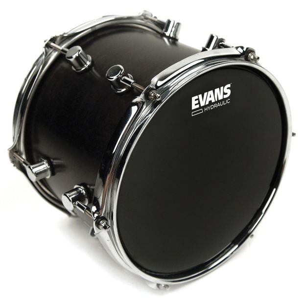 Evans Hydraulic Black Drum Head, 6 Inch