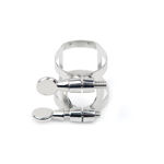 Rico Ligature & Cap, Tenor Saxophone (Hard Rubber), Nickel