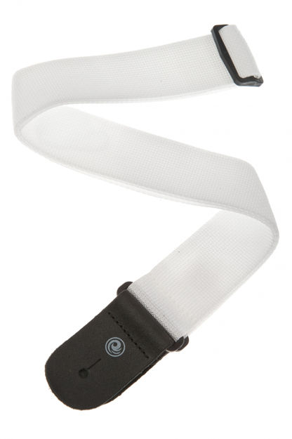 D'Addario Polypropylene Guitar Strap, White