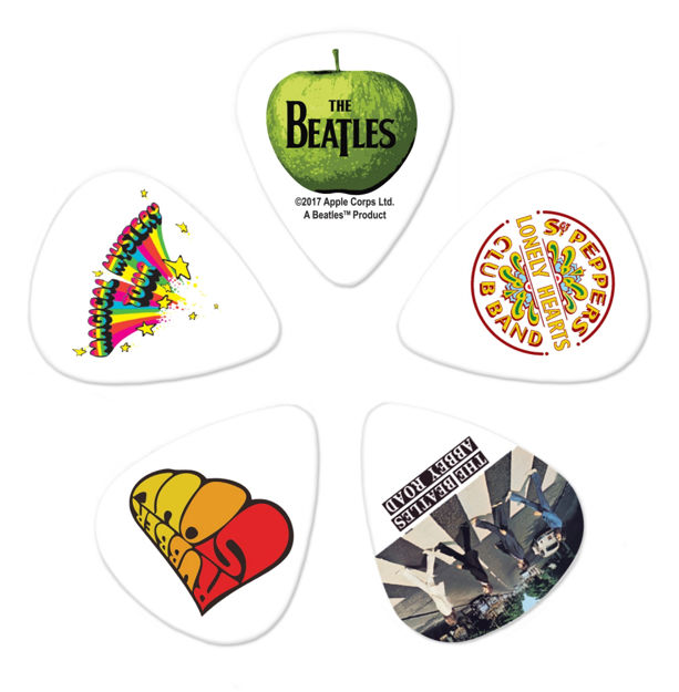D'Addario Beatles Guitar Picks, Albums, 10 pack, Thin