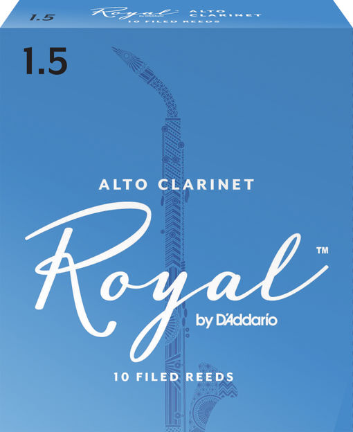 Royal by D'Addario Alto Clarinet Reeds, Strength 1.5, 10 Pack