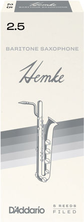 Frederick L. Hemke Baritone Saxophone Reeds, Strength 2.5, 5 Pack
