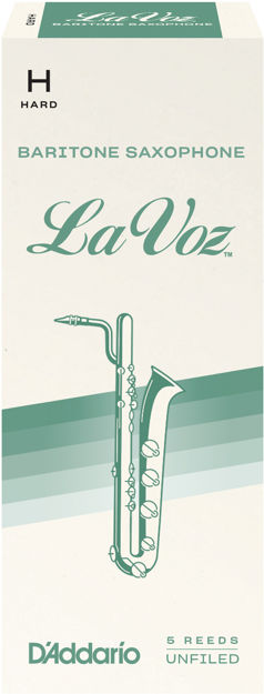 La Voz Baritone Saxophone Reeds, Hard, 5 Pack