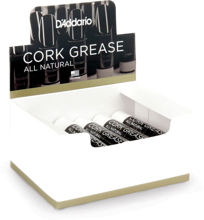 D'Addario All-Natural Cork Grease - Box of 12 Tubes