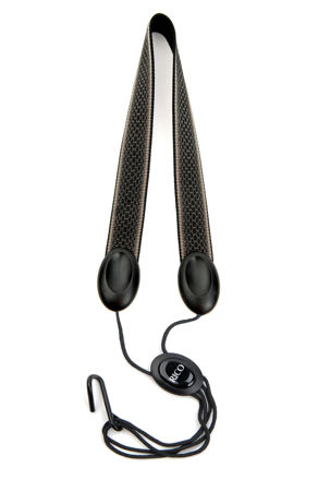 Rico Saxophone Strap, Tenor/Baritone, Gray Scales