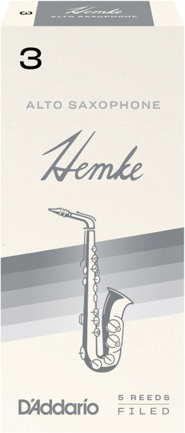 Frederick L. Hemke Alto Saxophone Reeds, Strength 3.0, 5 Pack