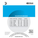 D'Addario EPBB170-5 Phosphor Bronze 5-String Acoustic Bass Strings, Long Scale, 45-130