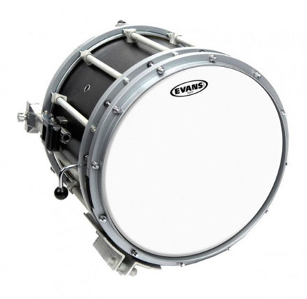 Evans Hybrid White Marching Snare Drum Head, 13 Inch