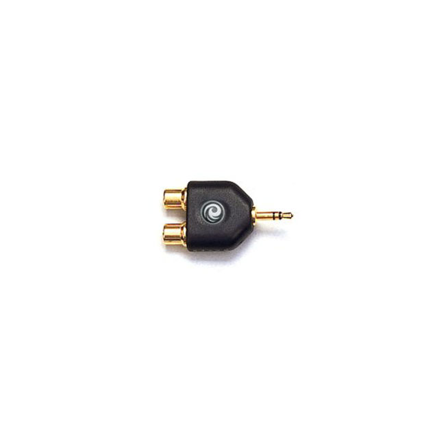 D'Addario 1/8 Inch Male Stereo to Dual RCA Female Adaptor
