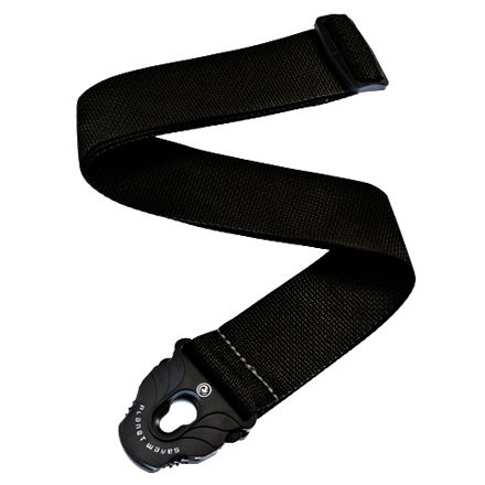 D'Addario Planet Lock Guitar Strap, Polypropylene, Black