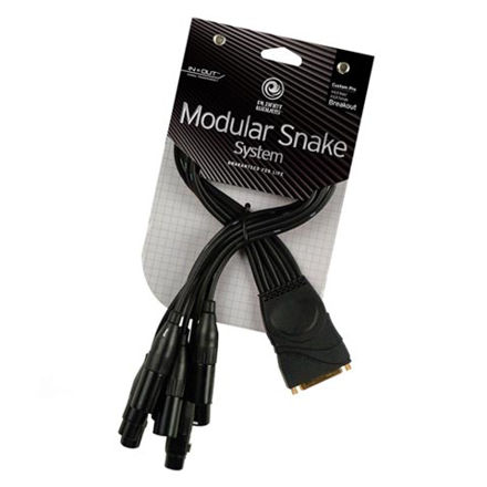 D'Addario Modular Snake XLR Breakout, 4 Male, 4 Female