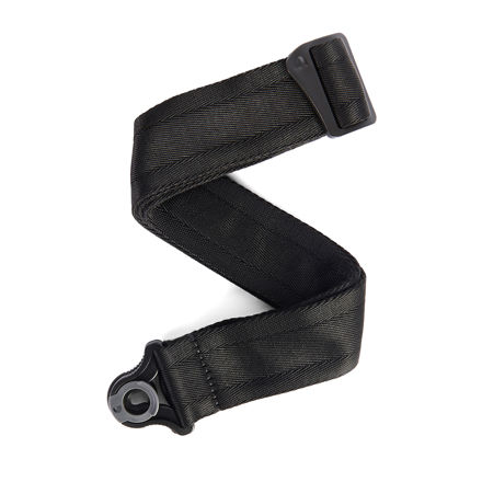 D'Addario Auto Lock Guitar Strap, Black