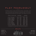 D'Addario NYXL1074 Nickel Wound 8-String Electric Guitar Strings, Light Top / Heavy Bottom, 10-74