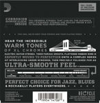 D'Addario ECG26 Chromes Flat Wound Electric Guitar Strings, Medium, 13-56