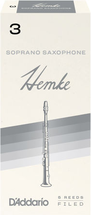 Frederick L. Hemke Soprano Saxophone Reeds, Strength 3.0, 5 Pack