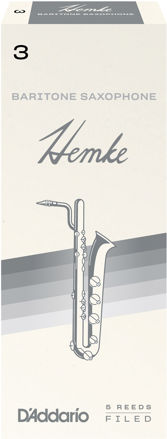 Frederick L. Hemke Baritone Saxophone Reeds, Strength 3.0, 5 Pack