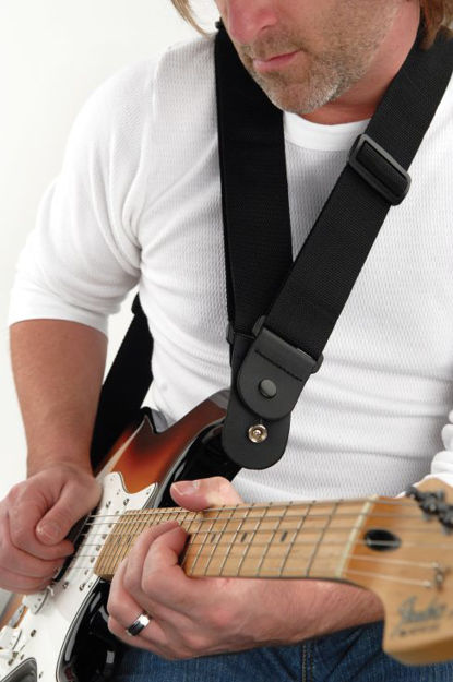 D'Addario Dare Guitar Strap, Black
