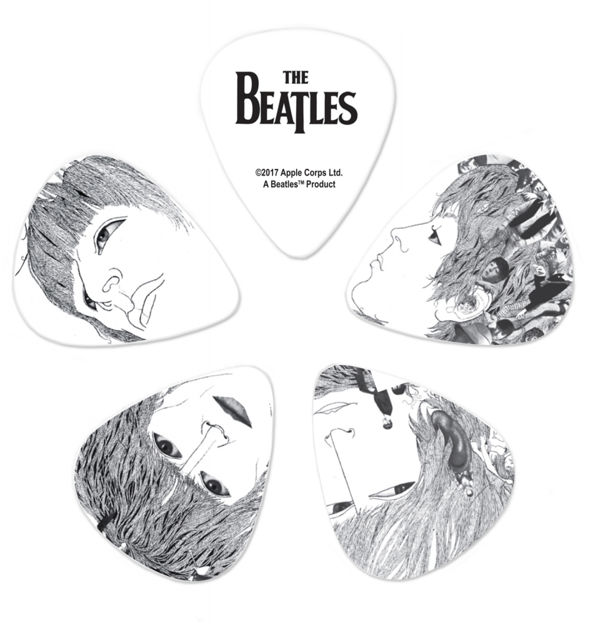 D'Addario Beatles Guitar Picks, Revolver, 10 pack, Medium