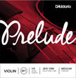 D'Addario Prelude Violin String Set, 1/8 Scale, Medium Tension