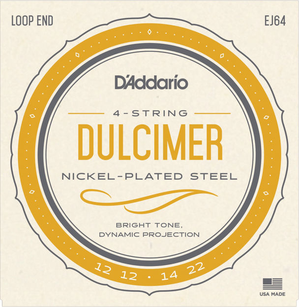 D'Addario EJ64 4-String Dulcimer Strings