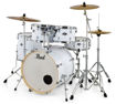 Pearl Export 5 pc Drum Set with HWP830 and SBR Cymbal Pack | Matt White 