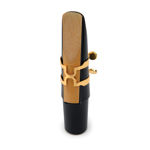 D'Addario H-Ligature & Cap, Tenor/Baritone Saxophone (Graftonite/Metalite Mouthpieces), Gold