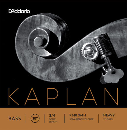 D'Addario Kaplan Bass String Set, 3/4 Scale, Heavy Tension