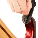 D'Addario Pad Lock Guitar Strap, Black
