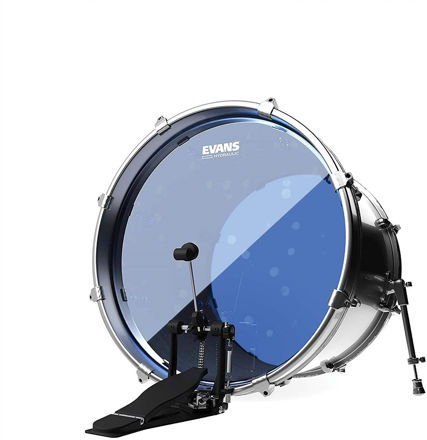 Evans Hydraulic Blue Bass Drum Head, 20 Inch
