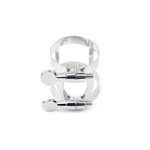 Rico Ligature & Cap, Bb Clarinet, Nickel