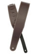 D'Addario Classic Leather Guitar Strap with Contrast Stitch, Brown