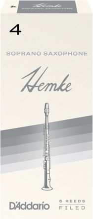 Frederick L. Hemke Soprano Saxophone Reeds, Strength 4.0 , 5 Pack