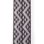 D'Addario Auto Lock Guitar Strap, Black Padded Geometric