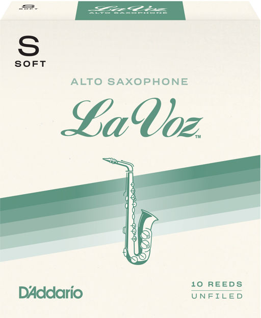 La Voz Alto Saxophone Reeds, Soft, 10 Pack