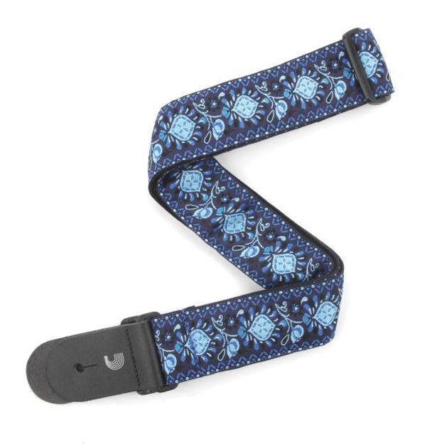 D'Addario Woven Guitar Strap, Monterey 2, Blue