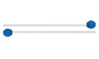 Promark Discovery Series Medium Blue Cord Orff Mallet
