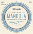 D'Addario EJ72 Phosphor Bronze Mandola Strings, Light, 14-49