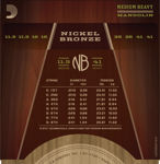 D'Addario NBM11541 Nickel Bronze Mandolin Set, Med-Hvy, 11.5-41