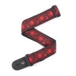 D'Addario Woven Guitar Strap, Monterey 2, Dark Red