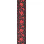 D'Addario Woven Guitar Strap, Monterey 2, Dark Red