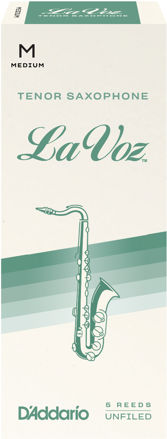 La Voz Tenor Saxophone Reeds, Medium, 5 Pack