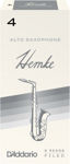Frederick L. Hemke Alto Saxophone Reeds, Strength 4.0, 5 Pack