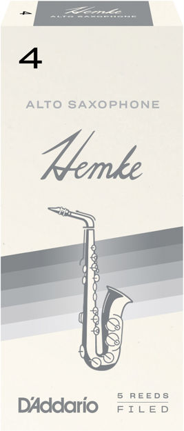 Frederick L. Hemke Alto Saxophone Reeds, Strength 4.0, 5 Pack