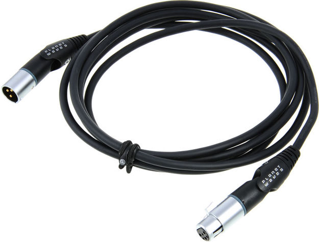 D'Addario Custom Series Swivel XLR Microphone Cable, 10 feet