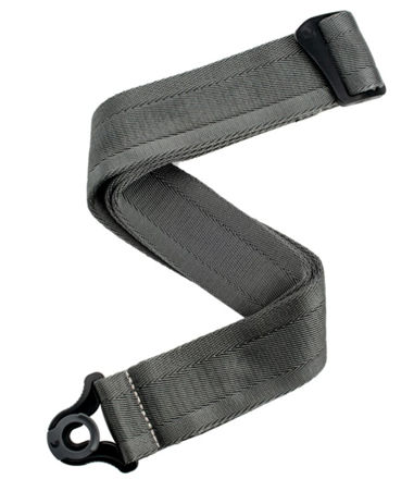 D'Addario Auto Lock Guitar Strap - Metal Grey