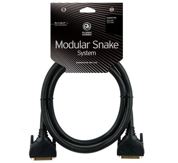 D'Addario Modular Snake DB25 Core, 25 feet